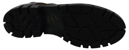 EBARRITO Multicolor Leather Suede Zipper Ankle Boots Shoes