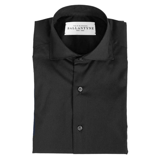 Ballantyne Black Cotton Men Shirt