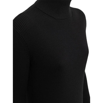 Bottega Veneta Black Wool Long