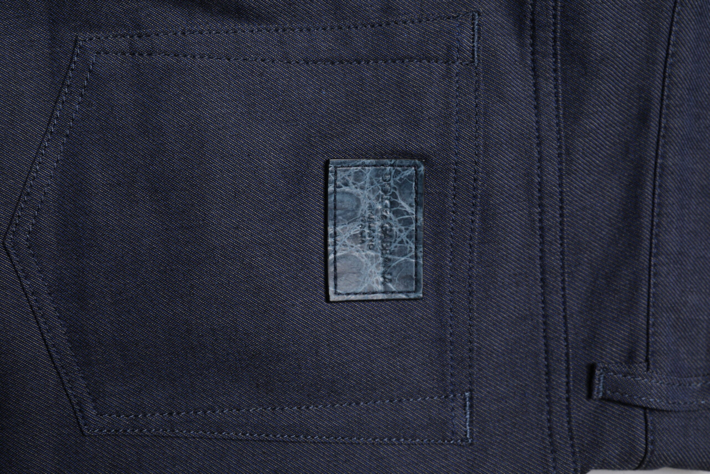 Dolce & Gabbana Dark Blue Cotton Stretch Skinny Denim Jeans