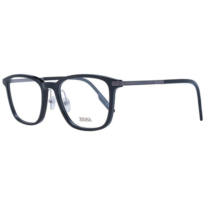 Ermenegildo Zegna Black Men Glasses Frame