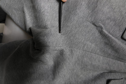 Dolce & Gabbana Gray Cotton Cargo Bermuda Sweatshorts Shorts