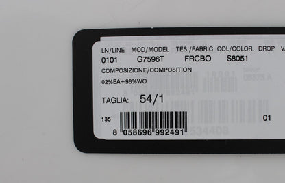 Dolce & Gabbana Gray Striped Formal Vest