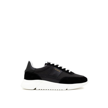 Axel Arigato Black And White Fabric And Leather Sneaker