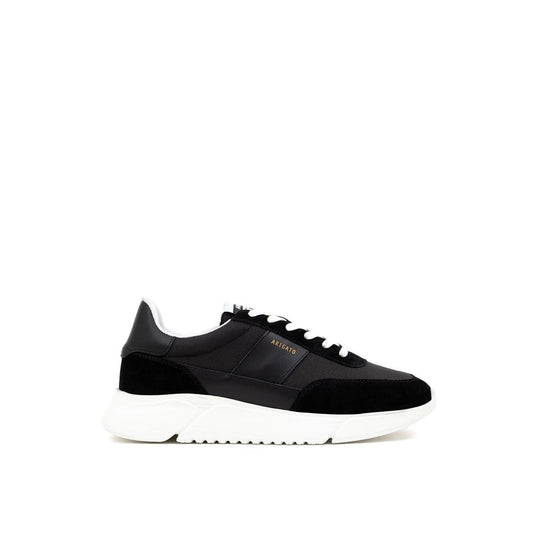 Axel Arigato Black And White Fabric And Leather Sneaker