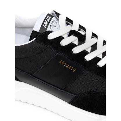 Axel Arigato Black And White Fabric And Leather Sneaker