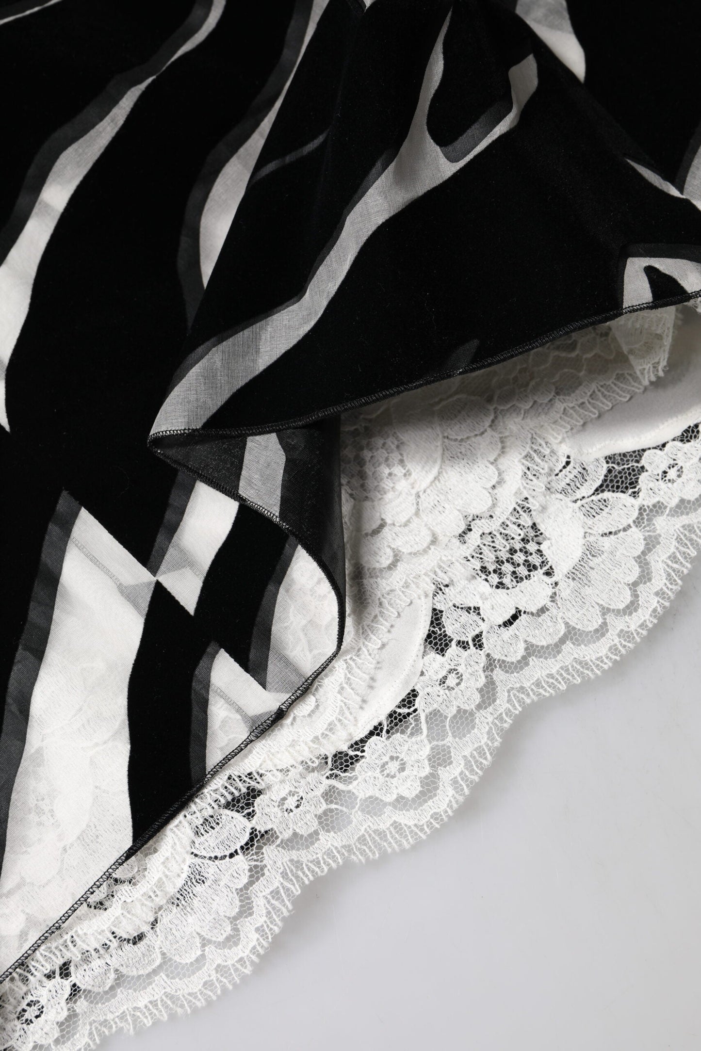 Dolce & Gabbana Black White Zebra A-line Sheath Mini Dress