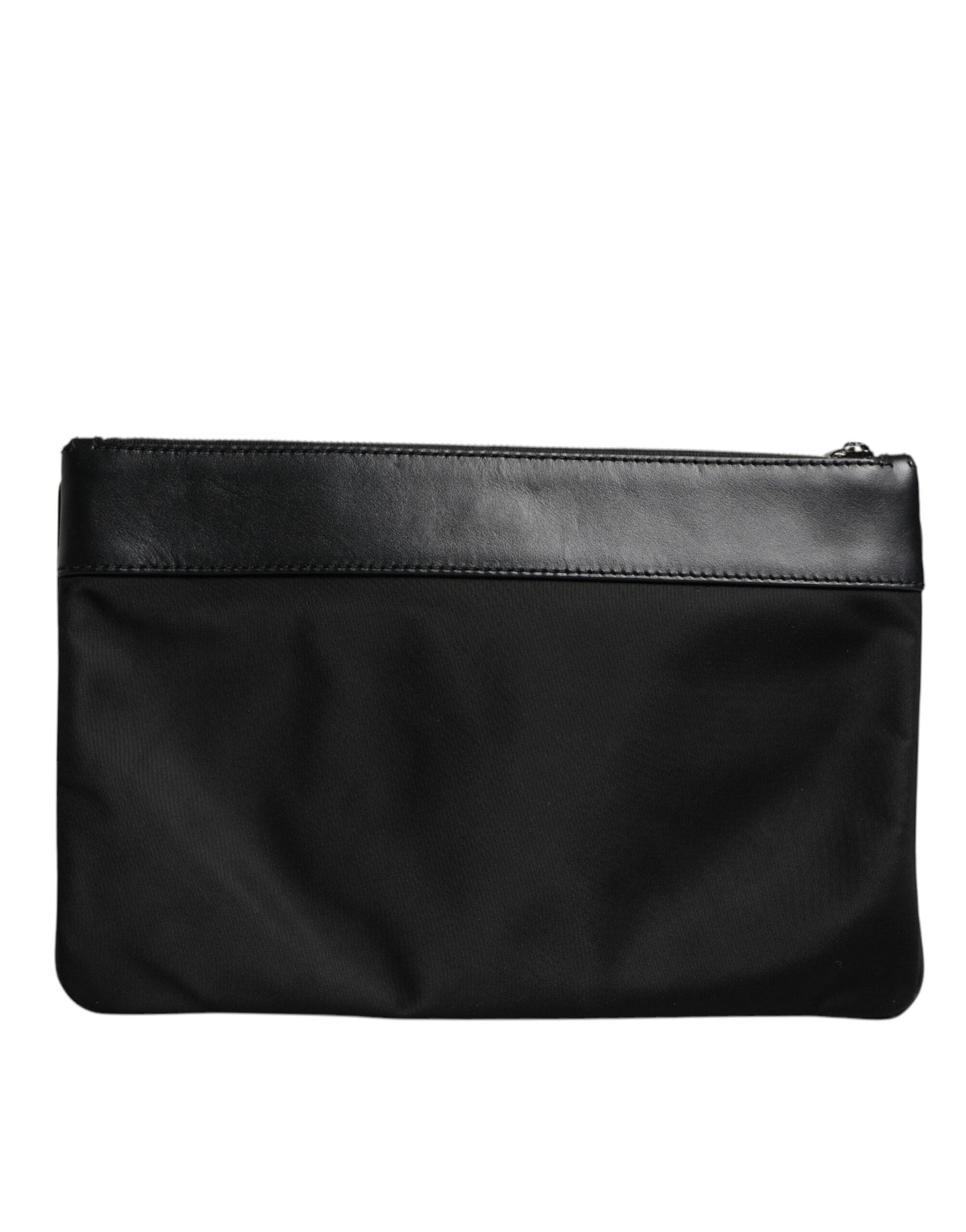 Dolce & Gabbana Multicolor Leopard Jacquard Print Logo Plaque Pouch Bag