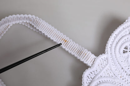 Dolce & Gabbana White Cordonetto Lace Beatrice Tote Shopping Bag