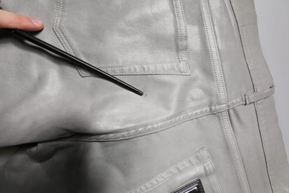 Dolce & Gabbana Gray Cotton Stretch Men Slim Fit Denim Jeans