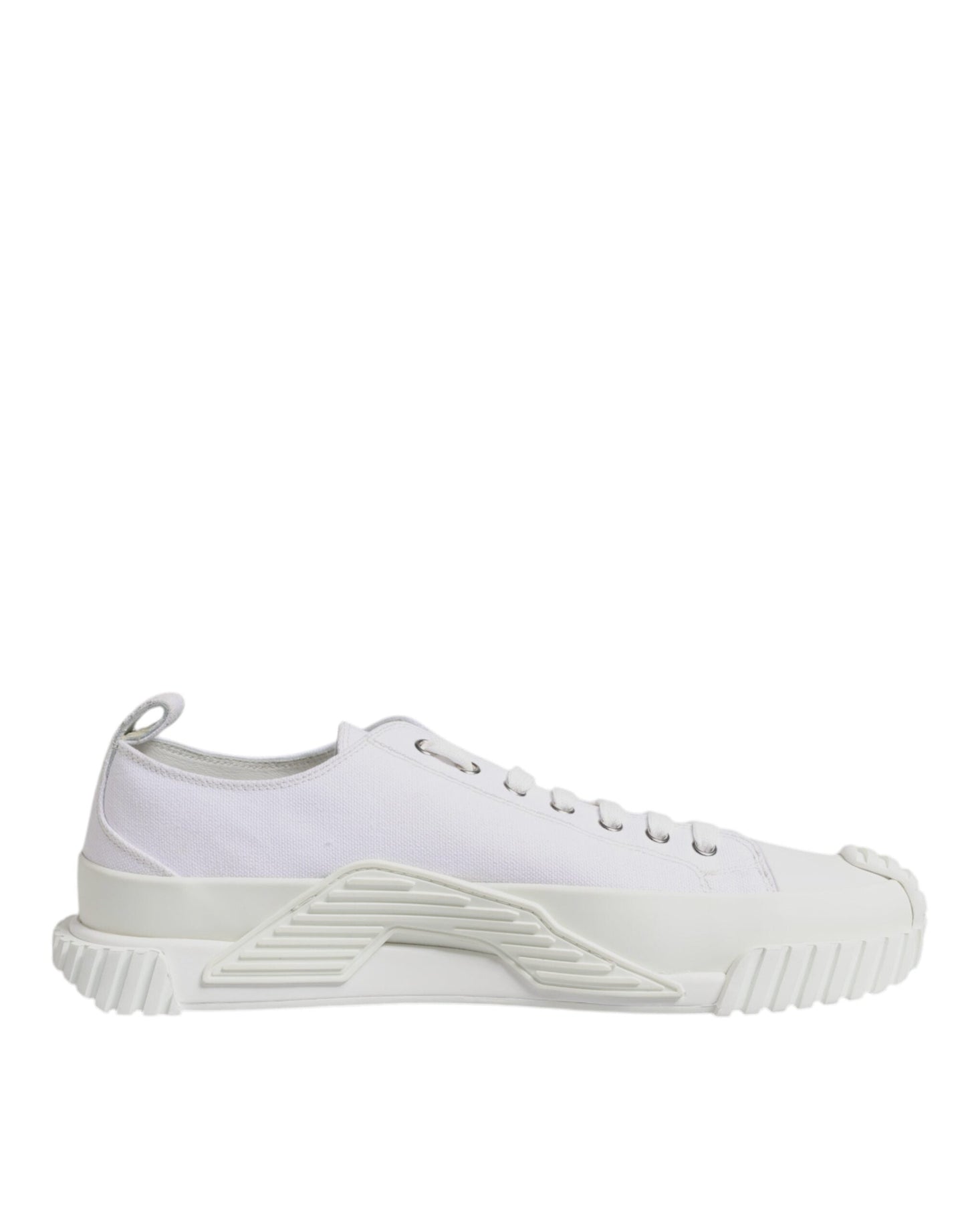 Dolce & Gabbana White Leather Low Top NS1 Sneakers Shoes