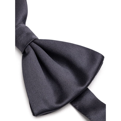 Dolce & Gabbana Gray Silk Bowty