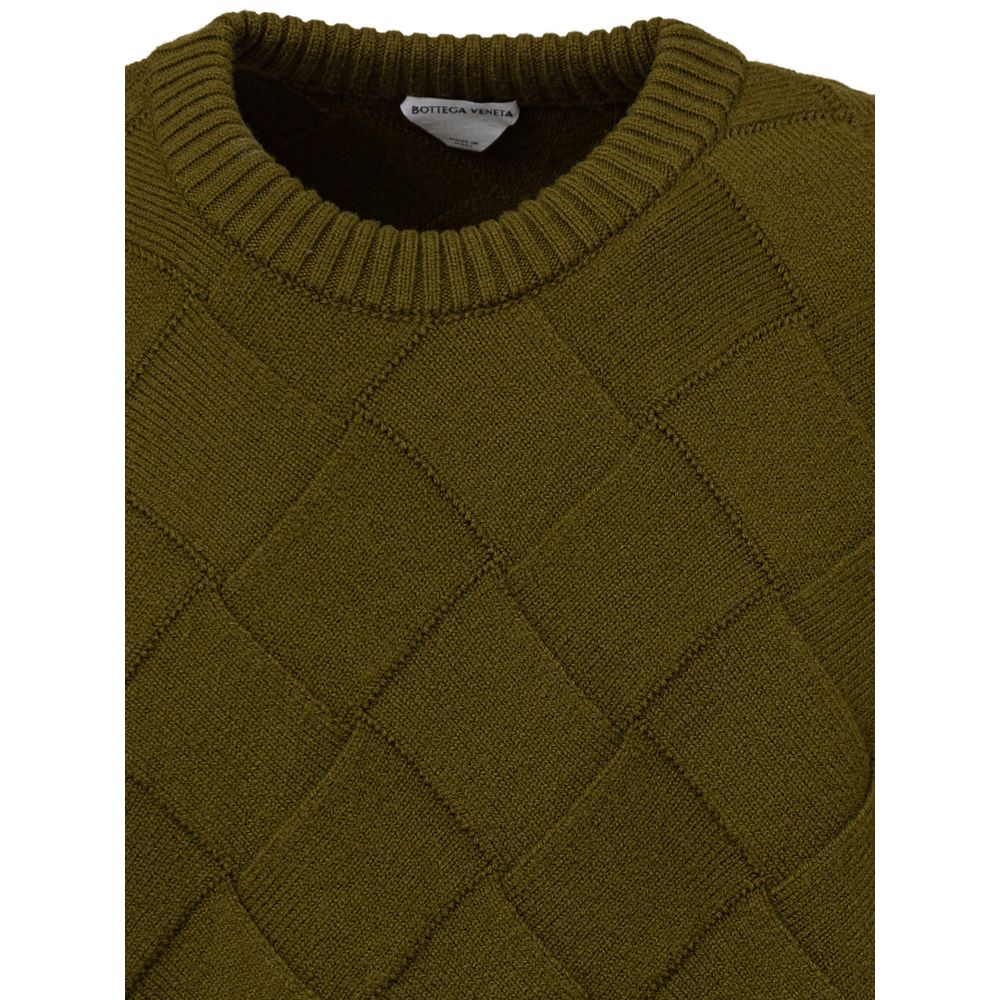 Bottega Veneta Green Wool Sweater