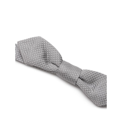 Dolce & Gabbana Gray Silk Bowty