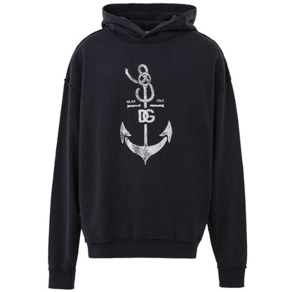 Dolce & Gabbana Blue Cotton Sweatshirt