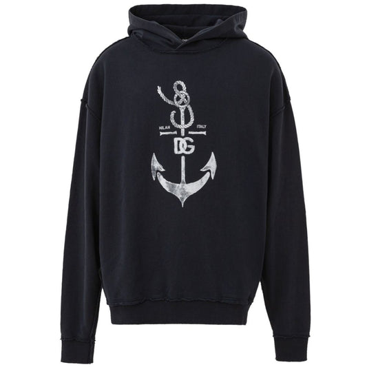 Dolce & Gabbana Blue Cotton Sweatshirt