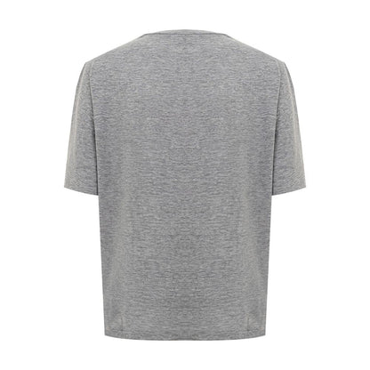 Dsquared² Chic Gray Cotton Tee for the Modern Woman