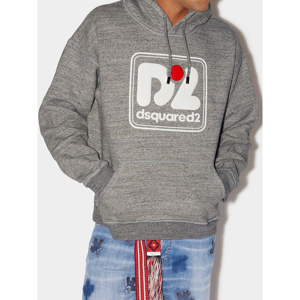 Dsquared² Gray Cotton Hoody