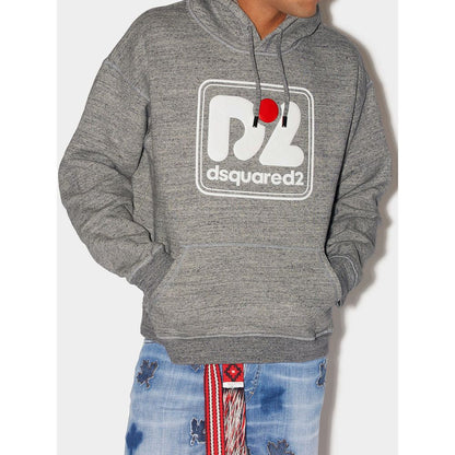 Dsquared² Gray Cotton Hoody