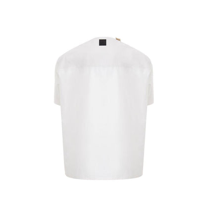 Emporio Armani White Cotton T-Shirt