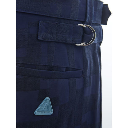 Emporio Armani Blue Linen Pant