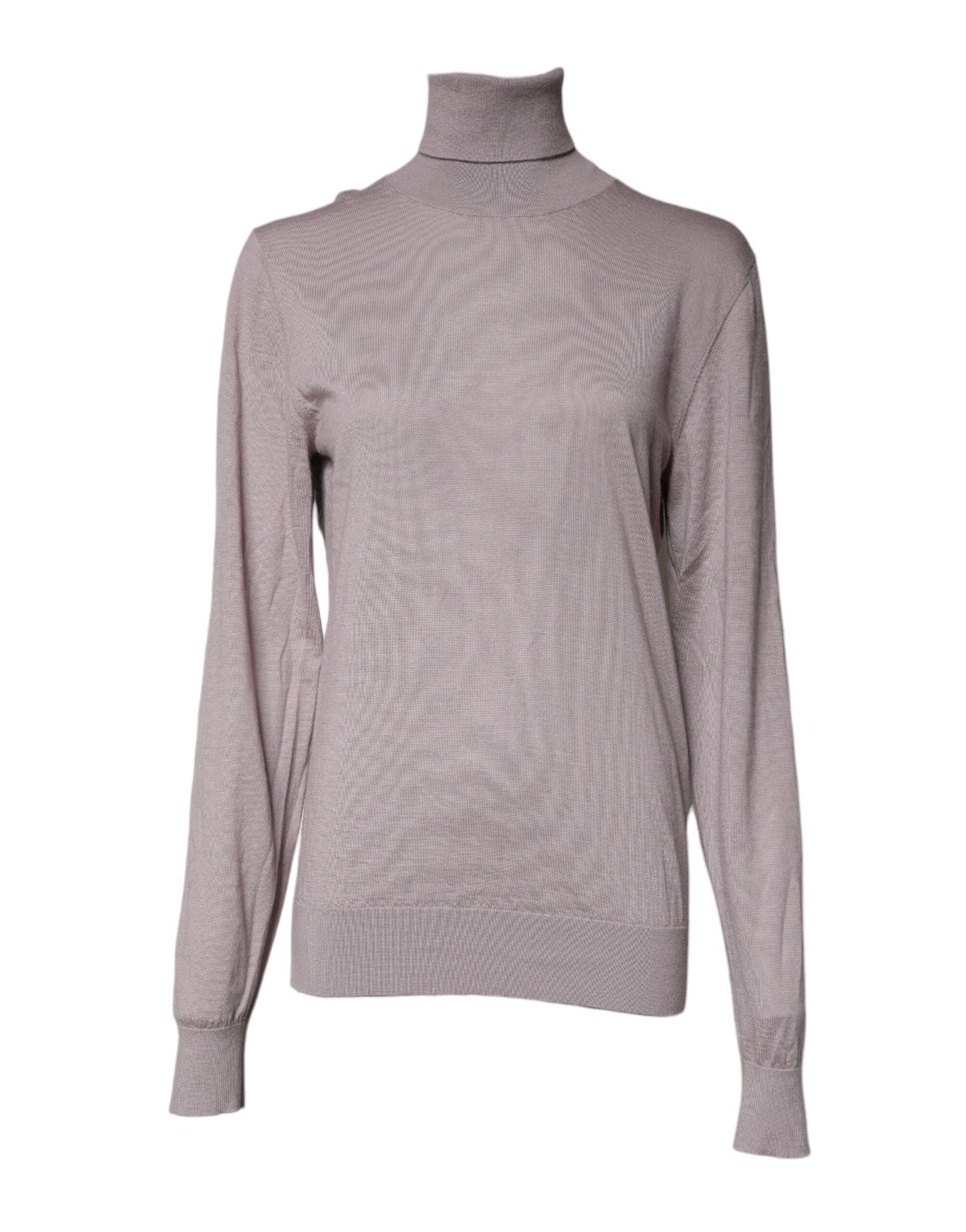 Dolce & Gabbana Brown Cashmere Turtleneck Pullover Sweater