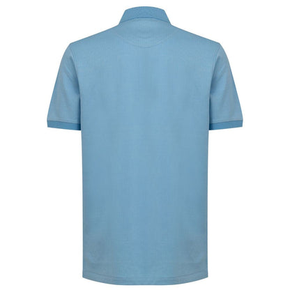 Dunhill Blue Cotton Polo Shirt