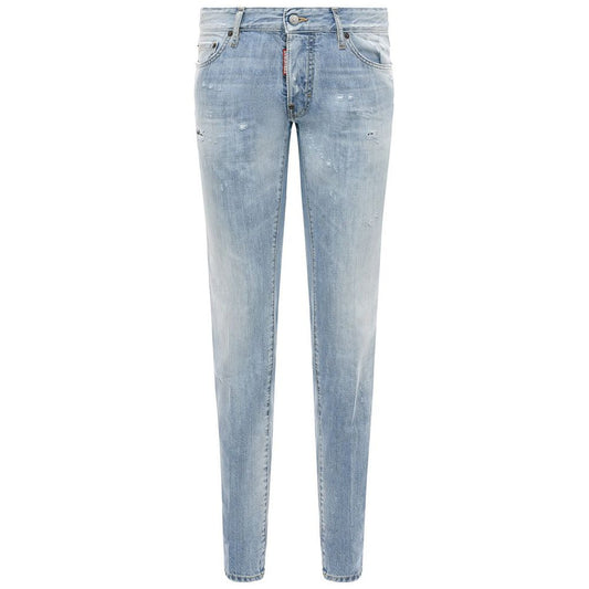 Dsquared² Blue Cotton Men Jeans