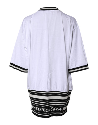 Dolce & Gabbana White Cotton DG Fashion Crew Neck Tee T-shirt