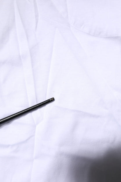 Dolce & Gabbana White Cotton Sleeveless Printed Tank T-shirt