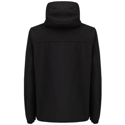 Dolce & Gabbana Black Polyester Jackets & Coat