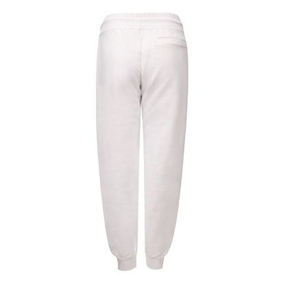 GCDS White Cotton Joggers Workout Pant