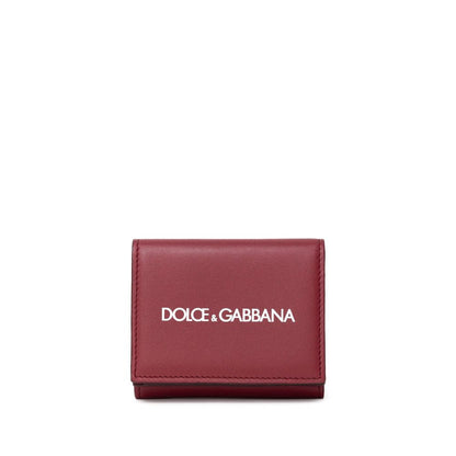 Dolce & Gabbana Red Calfskin Wallet