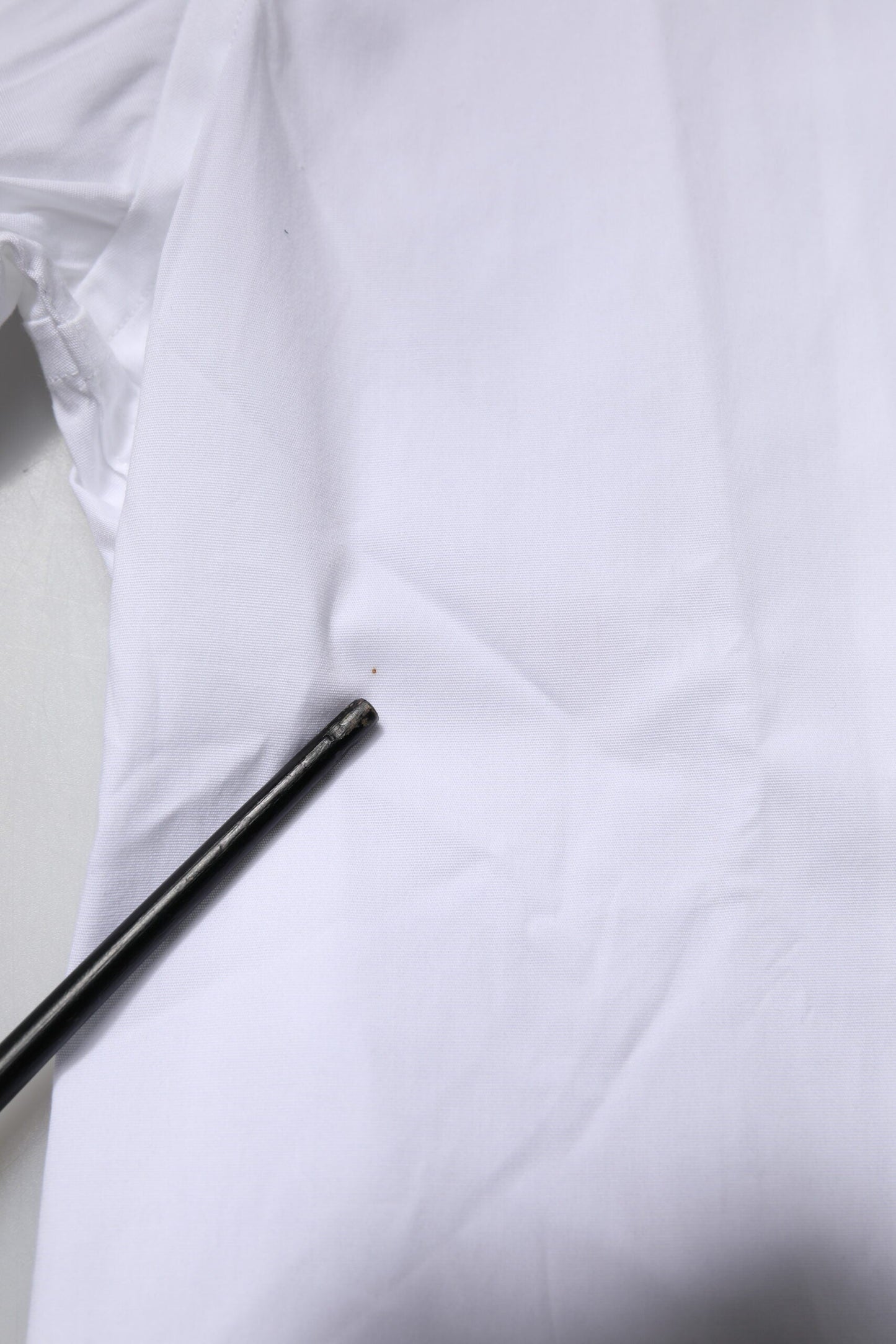 Dolce & Gabbana White Cotton Stretch GOLD Dress Formal Shirt