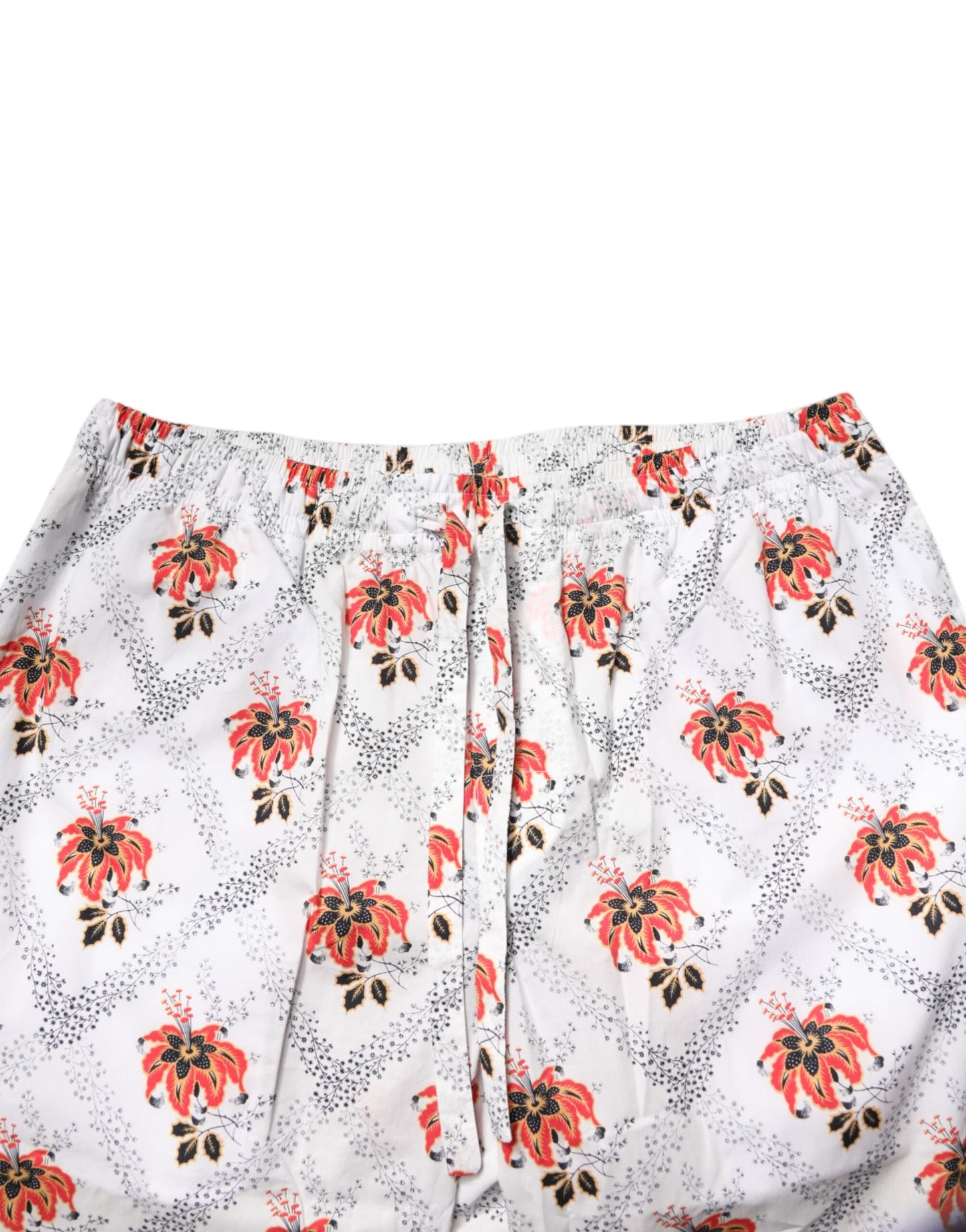 Dolce & Gabbana Multicolor Floral Print Cotton Pajama Set Sleepwear