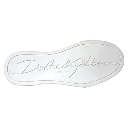 Dolce & Gabbana Multicolor Patchwork Low Top Sneakers Shoes