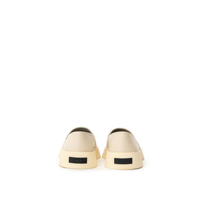 Fear Of God Beige Leather Slip-On Loafer