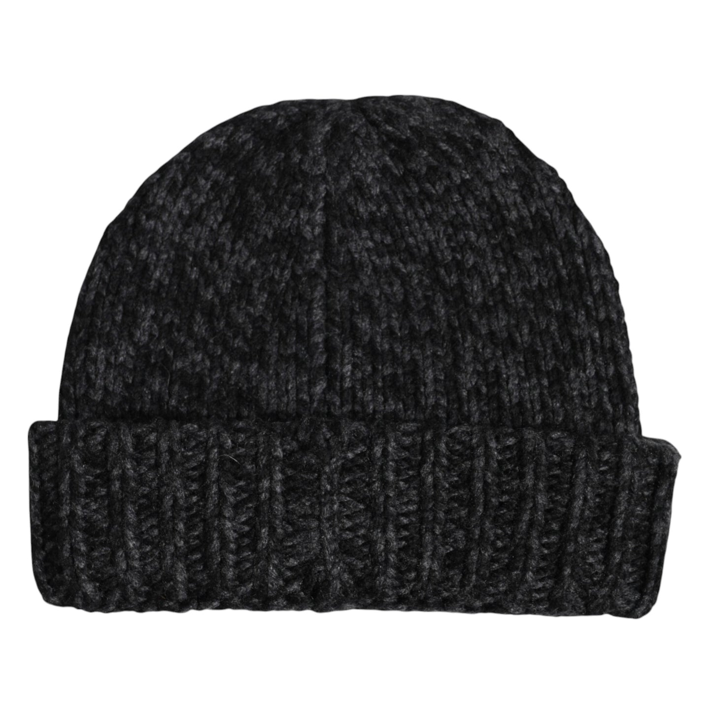 Dolce & Gabbana Gray Cashmere Knitted Winter Beanie Hat