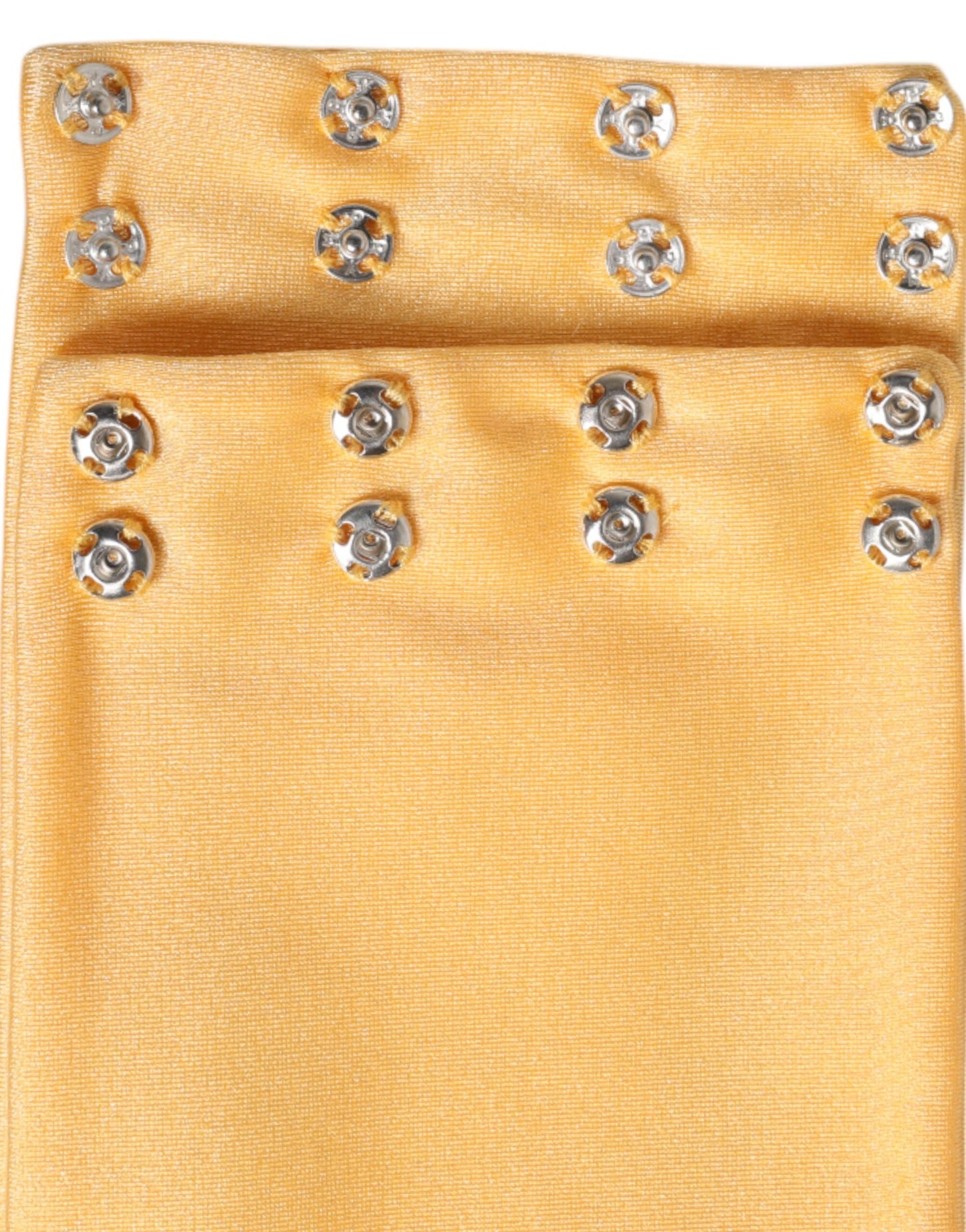 Dolce & Gabbana Yellow Nylon Stretch Women Neck Warmer Scarf