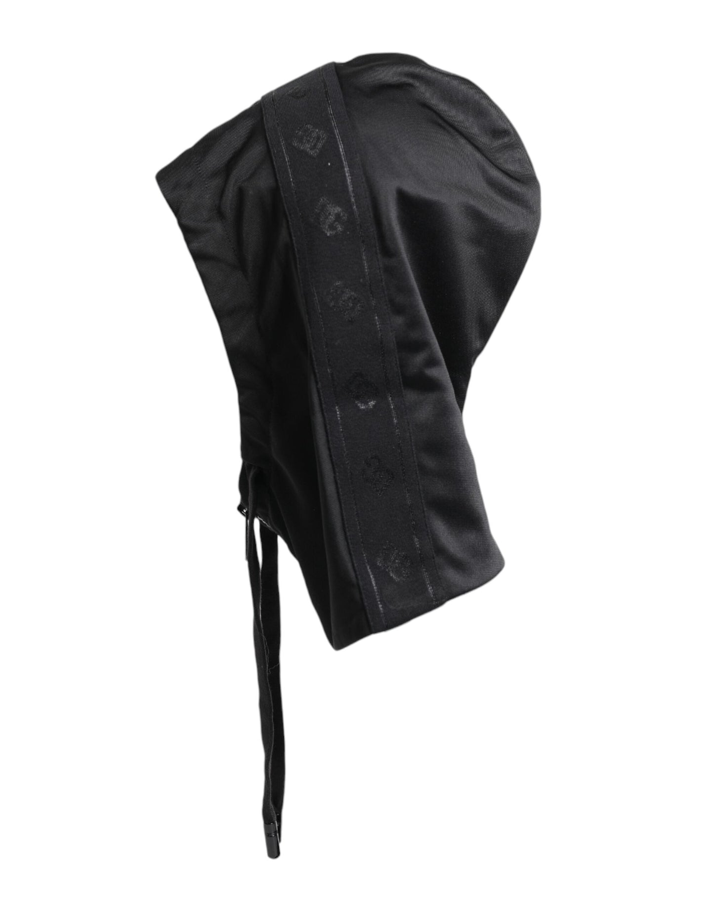 Dolce & Gabbana Black Polyester Whole Head Wrap Hat