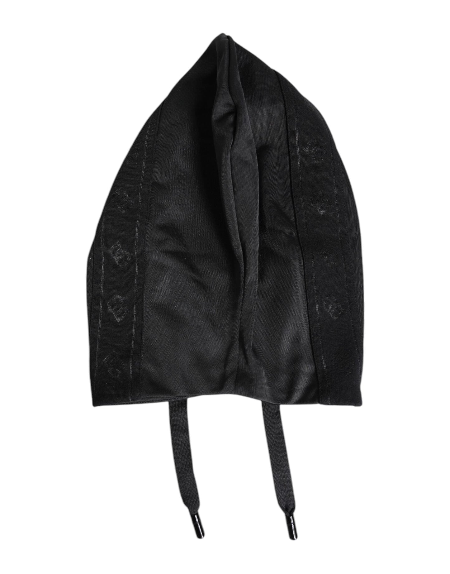 Dolce & Gabbana Black Polyester Whole Head Wrap Hat