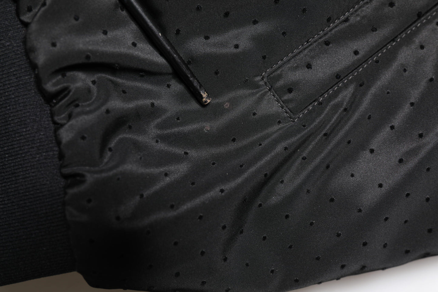 Dolce & Gabbana Black Long Sleeves Full Zip Bomber Jacket