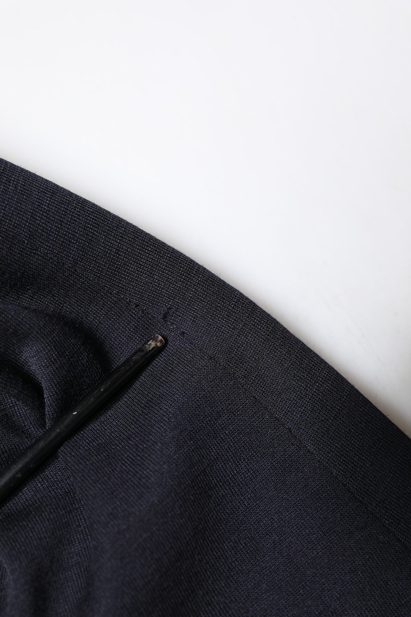 Dolce & Gabbana Black Wool Single Breasted Coat Suit Blazer