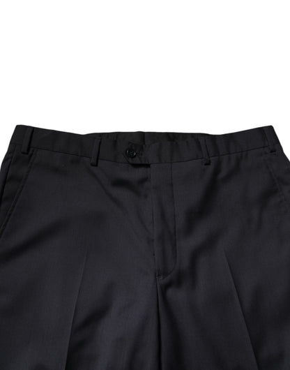 Emporio Armani Black Single Breasted Formal 2 Piece Suit