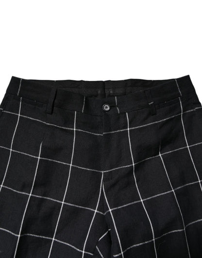 Dolce & Gabbana Black TAORMINA Double Breasted 2 Piece Suit