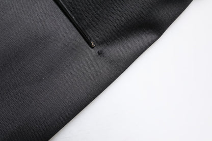 Dolce & Gabbana Dark Gray Wool Single Breasted 2 Piece Suit
