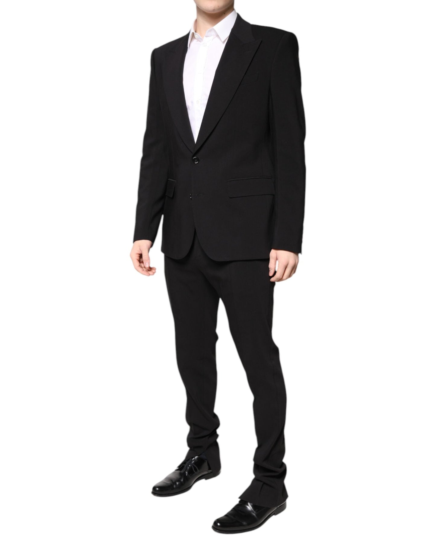 Dolce & Gabbana Multicolor Polyester Jacquard 2 Piece Suit