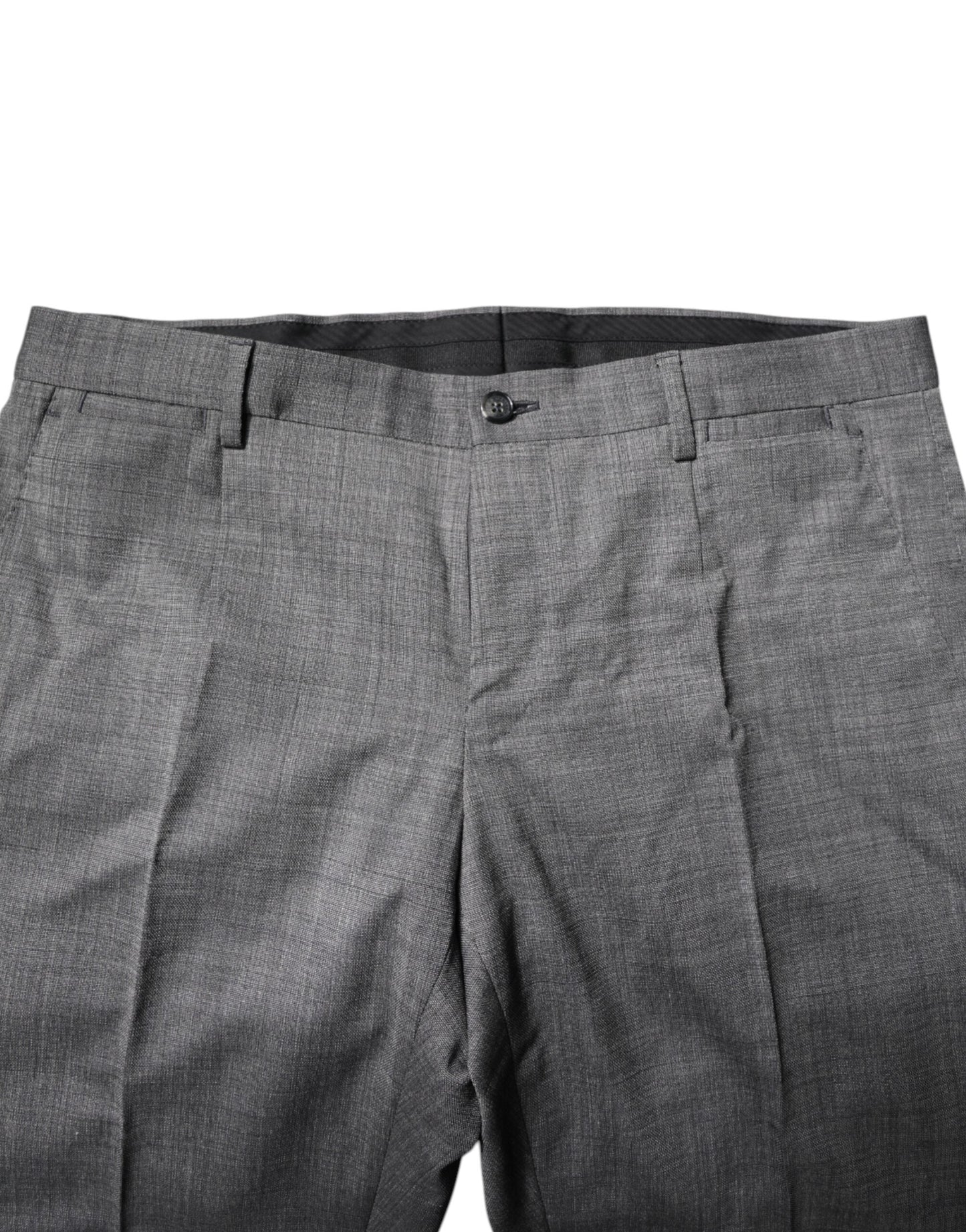 Dolce & Gabbana Gray Wool Single Breasted 2 Piece Suit