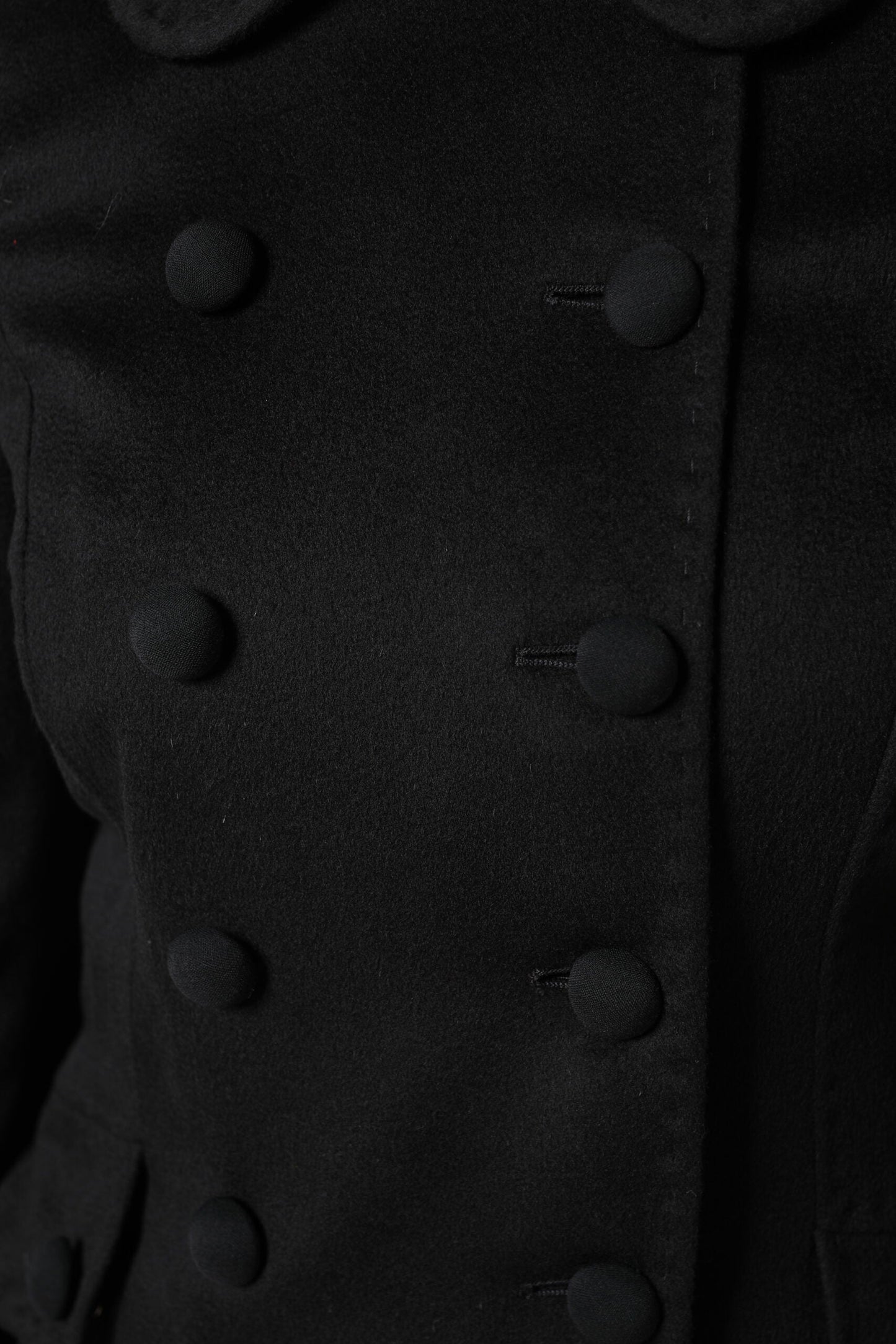 Dolce & Gabbana Black Wool Sartoria Italiano Blazer Jacket