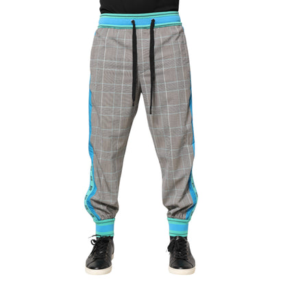 Dolce & Gabbana Multicolor Cotton Men Jogger Sweatpants Pants
